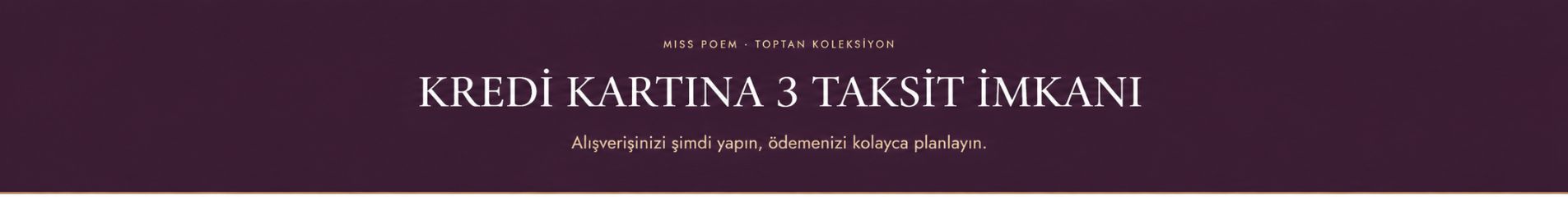 Koleksiyon bannerı