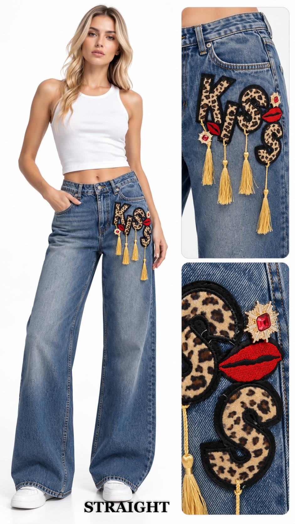 PANTOLON KISS+DÜĞME EL İŞİ