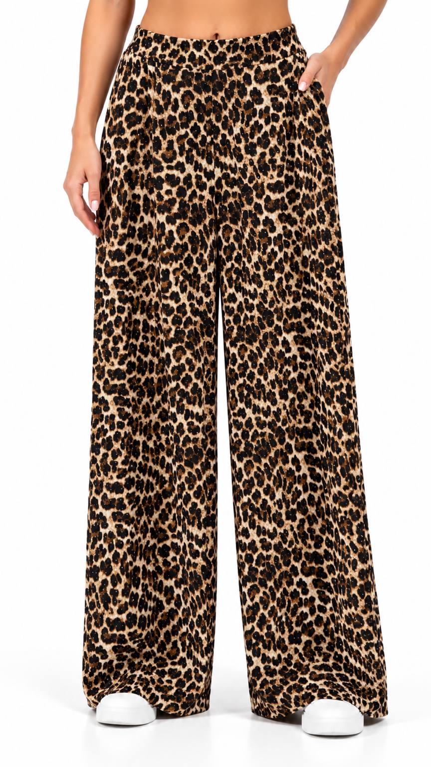 LEOPAR DESEN BOL PAÇA PANTOLON
